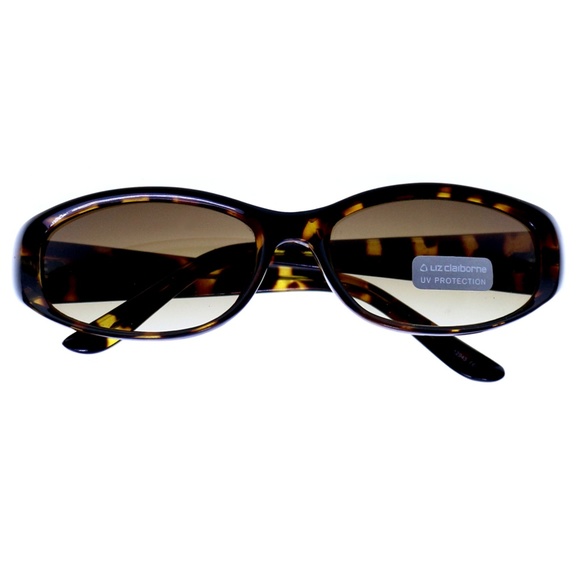 Liz Claiborne Tortoise-Shell Designer Cateye-Sun - Picture 7 of 7